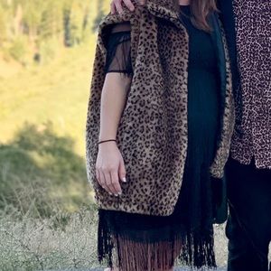 ASOS black maternity dress